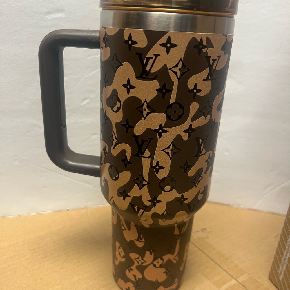 Louis Vuitton Camo Monogram Stanley 40 oz